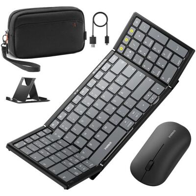 Inateck KB602M black (N0158) (DE, Kabellos), Tastatur, Schwarz Inateck KB602M black (N0158) (DE, Kabellos), Tastatur, Schwarz