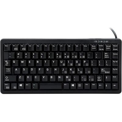 CHERRY Compact keyboard 86 key USB/PS2 French (FR, Kabelgebunden), Tastatur, Schwarz CHERRY Compact keyboard 86 key USB/PS2 French (FR, Kabelgebunden), Tastatur, Schwarz