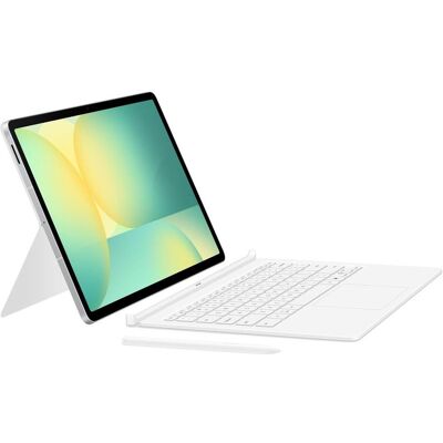Etui Book Cover Keyboard AI Key do Galaxy Tab S10 FE+ biały (DE, Samsung Galaxy Tab S10 FE+), Tablet Tastatur, Weiss Etui Book Cover Keyboard AI Key do Galaxy Tab S10 FE+ biały (DE, Samsung Galaxy Tab S10 FE+), Tablet Tastatur, Weiss