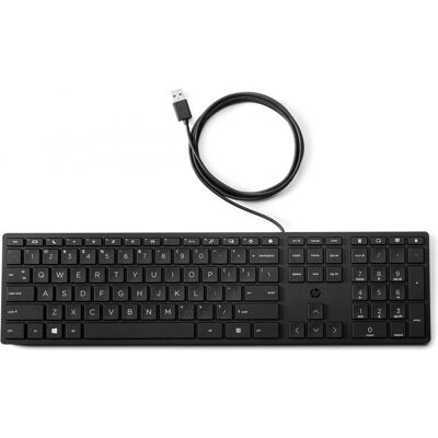 HP Bulk Wired 320K Keyboard Germany - German localization (DE, Kabelgebunden), Tastatur, Schwarz HP Bulk Wired 320K Keyboard Germany - German localization (DE, Kabelgebunden), Tastatur, Schwarz