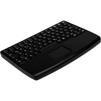 Active Key Compact Notebook Style Touchpad Keyboard USB Black (DE, Kabelgebunden), Tastatur, Schwarz Active Key Compact Notebook Style Touchpad Keyboard USB Black (DE, Kabelgebunden), Tastatur, Schwarz