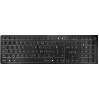 CHERRY KW 9100 SLIM (BE, Kabelgebunden), Tastatur, Schwarz CHERRY KW 9100 SLIM (BE, Kabelgebunden), Tastatur, Schwarz