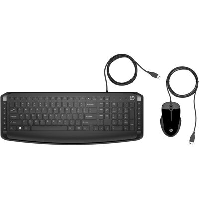 HP Pavilion Keyboard and Mouse 200 (BE, Kabelgebunden), Tastatur, Schwarz HP Pavilion Keyboard and Mouse 200 (BE, Kabelgebunden), Tastatur, Schwarz