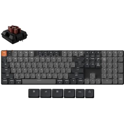 Keychron K5X-H3 (K5X-H3), Maus + Tastatur Zubehör, Schwarz Keychron K5X-H3 (K5X-H3), Maus + Tastatur Zubehör, Schwarz