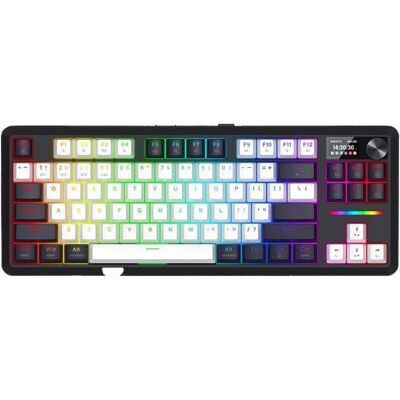 Redragon K746WB-RGB-PRO (DE, Kabelgebunden, Kabellos), Tastatur, Weiss, Blau, Rot, Grün, Schwarz Redragon K746WB-RGB-PRO (DE, Kabelgebunden, Kabellos), Tastatur, Weiss, Blau, Rot, Grün, Schwarz