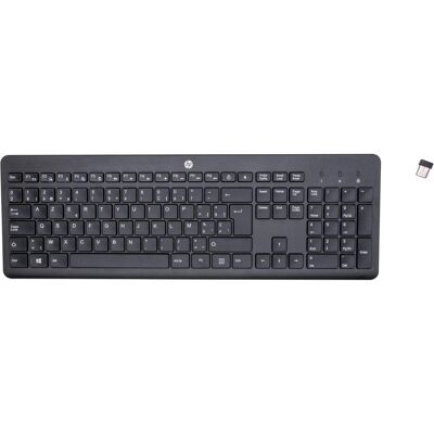 HP 230 Wireless Keyboard (BE, Kabellos), Tastatur, Schwarz HP 230 Wireless Keyboard (BE, Kabellos), Tastatur, Schwarz