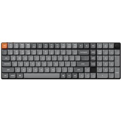 Keychron Wireless low-profile Keyboard K17 Max RGB Brown Switch (black) (K17M-H3) (Eng. Int., Kabelgebunden, Kabellos), Tastatur, Schwarz Keychron Wireless low-profile Keyboard K17 Max RGB Brown Switch (black) (K17M-H3) (Eng. Int., Kabelgebunden, Kabellos), Tastatur, Schwarz