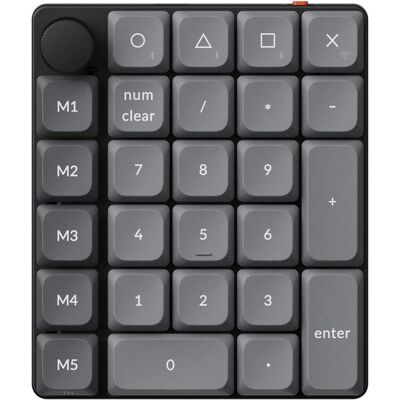 Keychron K0 Max (Nummernblock, Kabelgebunden, Kabellos), Tastatur, Schwarz Keychron K0 Max (Nummernblock, Kabelgebunden, Kabellos), Tastatur, Schwarz