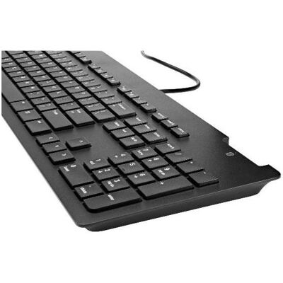 HP Tastiera USB Bus Slim v2 con lettore di Smart Card (A71J9AA#ABZ) (IT, Kabelgebunden), Tastatur, Schwarz HP Tastiera USB Bus Slim v2 con lettore di Smart Card (A71J9AA#ABZ) (IT, Kabelgebunden), Tastatur, Schwarz
