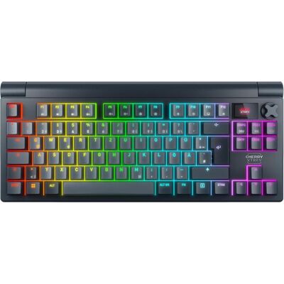 CHERRY MX 8.3 Wireless RGB Red Switch FR (FR, Kabelgebunden, Kabellos), Tastatur, Grau CHERRY MX 8.3 Wireless RGB Red Switch FR (FR, Kabelgebunden, Kabellos), Tastatur, Grau