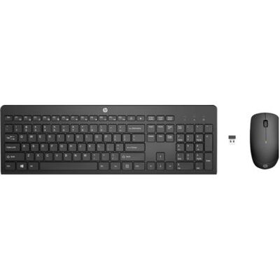 HP 230 Wireless Keyboard and Mouse HUN (DE, Kabellos), Tastatur, Schwarz HP 230 Wireless Keyboard and Mouse HUN (DE, Kabellos), Tastatur, Schwarz