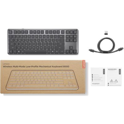 IBM Wireless Multi-Mode Mechanical Ke (DE, Kabelgebunden, Kabellos), Tastatur, Grau IBM Wireless Multi-Mode Mechanical Ke (DE, Kabelgebunden, Kabellos), Tastatur, Grau