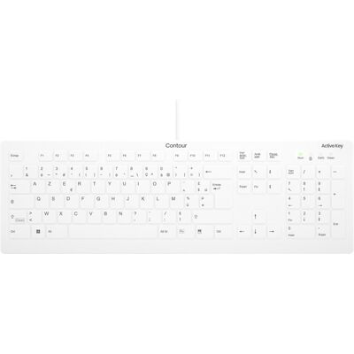 CHERRY AK-C8112 MEDICAL KEYBOARD WHITE (FR, Kabelgebunden), Tastatur CHERRY AK-C8112 MEDICAL KEYBOARD WHITE (FR, Kabelgebunden), Tastatur
