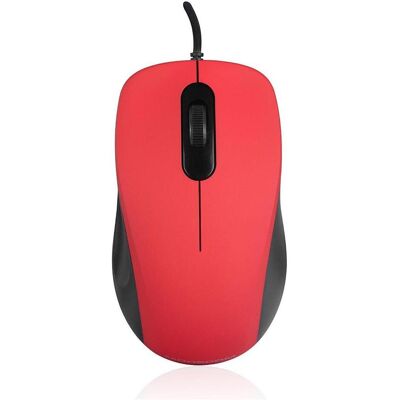 Modecom M-MC-M10S-500 (Kabelgebunden), Maus, Rot Modecom M-MC-M10S-500 (Kabelgebunden), Maus, Rot