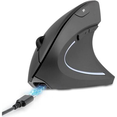 Perixx Perimice-713R Drahtlose Maus - Optisch Vertikal Schwarz Perixx Perimice-713R Drahtlose Maus - Optisch Vertikal Schwarz