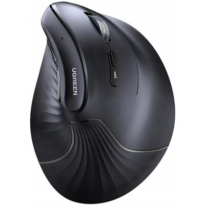 Ugreen Mouse Wireless 2.4 GHz & Bluetooth MU008 Black 25444 (Kabellos), Maus, Schwarz Ugreen Mouse Wireless 2.4 GHz & Bluetooth MU008 Black 25444 (Kabellos), Maus, Schwarz