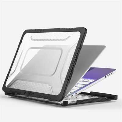 Tech-Protect Etui KEVLAR PRO MACBOOK NEO 13 2026 MATTE BLACK/CLEAR (13", Apple), Notebooktasche, Schwarz, Transparent Tech-Protect Etui KEVLAR PRO MACBOOK NEO 13 2026 MATTE BLACK/CLEAR (13", Apple), Notebooktasche, Schwarz, Transparent