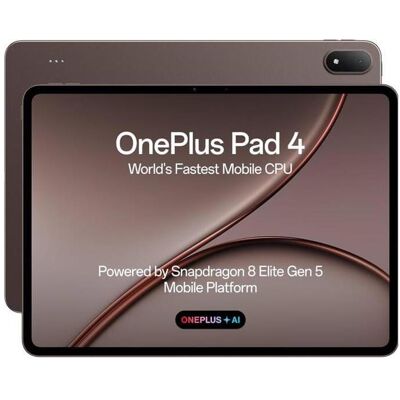 OnePlus Pad 4 (nur WLAN, 13.20", 256 GB, Dune Glow), Tablet, Braun OnePlus Pad 4 (nur WLAN, 13.20", 256 GB, Dune Glow), Tablet, Braun