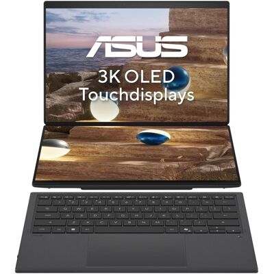 Asus ZenBook Duo 14" U9-386H 32 1TB UX8407AA-SN262W W11H (14", 1000 GB, 32 GB, DE), Notebook, Grau Asus ZenBook Duo 14" U9-386H 32 1TB UX8407AA-SN262W W11H (14", 1000 GB, 32 GB, DE), Notebook, Grau