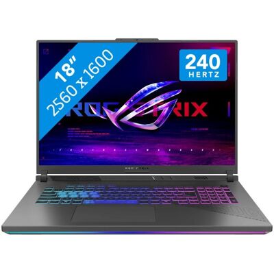 Asus ROG Strix G18 G815LW-S9076W 18 gaming laptop (G815LW-S9076W) (18", 1000 GB, 32 GB, NL, Intel Core Ultra 9 285), Notebook, Grau Asus ROG Strix G18 G815LW-S9076W 18 gaming laptop (G815LW-S9076W) (18", 1000 GB, 32 GB, NL, Intel Core Ultra 9 285), Notebook, Grau