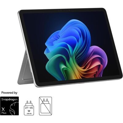 Microsoft Surface Pro – Copilot+ PC - 12" (Netzteil separat erhältlich) (12", 256 GB, 16 GB, Ohne Tastaturlayout, Snapdragon X Plus X1P-42-100), Notebook, Silber Microsoft Surface Pro – Copilot+ PC - 12" (Netzteil separat erhältlich) (12", 256 GB, 16 GB, Ohne Tastaturlayout, Snapdragon X Plus X1P-42-100), Notebook, Silber