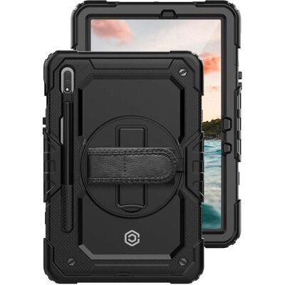 Casecentive Handstrap Pro Hardcase met handvat Galaxy Tab S8 Plus zwart (8720153794725) (Samsung Galaxy Tab S8+), Tablet Hülle, Schwarz Casecentive Handstrap Pro Hardcase met handvat Galaxy Tab S8 Plus zwart (8720153794725) (Samsung Galaxy Tab S8+), Tablet Hülle, Schwarz