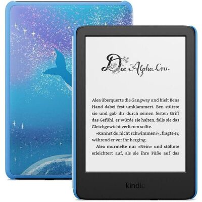 Amazon Kindle Kids (6", 16 GB, ohne Werbung), eReader, Blau, Schwarz Amazon Kindle Kids (6", 16 GB, ohne Werbung), eReader, Blau, Schwarz