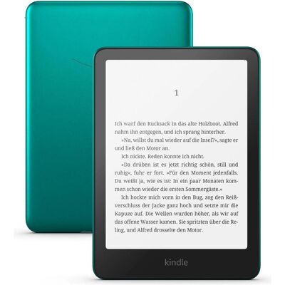 Amazon Kindle Paperwhite Signature Edition 2024 (7", 32 GB, ohne Werbung), eReader, Mehrfarbig, Grün Amazon Kindle Paperwhite Signature Edition 2024 (7", 32 GB, ohne Werbung), eReader, Mehrfarbig, Grün