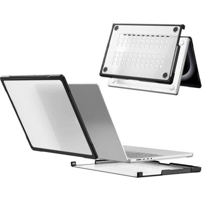 Tech-Protect VELAR MACBOOK PRO 14 M1-M5 PRO / M5 PRO MAX 2021-2026 BLACK/MATTE CLEAR (14", Apple), Notebooktasche, Schwarz, Transparent Tech-Protect VELAR MACBOOK PRO 14 M1-M5 PRO / M5 PRO MAX 2021-2026 BLACK/MATTE CLEAR (14", Apple), Notebooktasche, Schwarz, Transparent