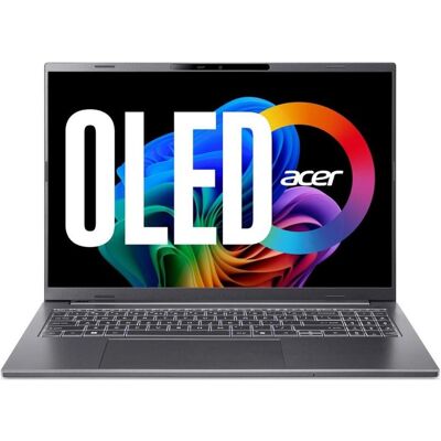 Acer Aspire 16 AI OLED (16", 512 GB, 16 GB, DE, Intel Core Ultra 7 256V), Notebook, Grau Acer Aspire 16 AI OLED (16", 512 GB, 16 GB, DE, Intel Core Ultra 7 256V), Notebook, Grau