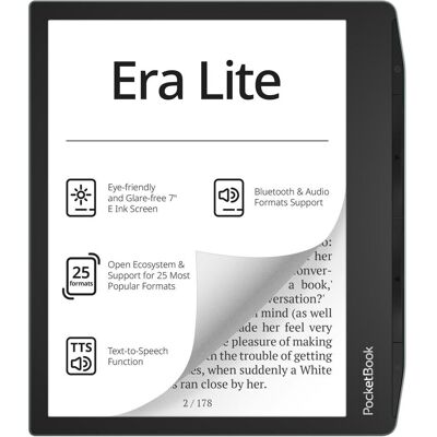PocketBook Era Lite (7", 16 GB), eReader, Schwarz, Grün PocketBook Era Lite (7", 16 GB), eReader, Schwarz, Grün