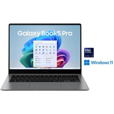 Samsung Galaxy Book5 Pro (14", 512 GB, 16 GB, DE, Intel Core Ultra 5 226V), Notebook, Grau Samsung Galaxy Book5 Pro (14", 512 GB, 16 GB, DE, Intel Core Ultra 5 226V), Notebook, Grau