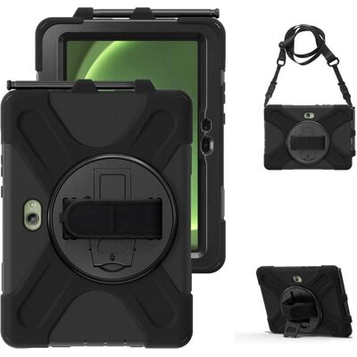 Just JM Rugged Case Grip für Samsung Galaxy Tab Active Pro/ Active4 Pro/ Active5 Pro mit Trageriemen, (Samsung Galaxy Tab Active 4 Pro, Samsung Galaxy Tab Active 5 Pro, Samsung Galaxy Tab Active Pro), Tablet Hülle, Schwarz Just JM Rugged Case Grip für Samsung Galaxy Tab Active Pro/ Active4 Pro/ Active5 Pro mit Trageriemen, (Samsung Galaxy Tab Active 4 Pro, Samsung Galaxy Tab Active 5 Pro, Samsung Galaxy Tab Active Pro), Tablet Hülle, Schwarz