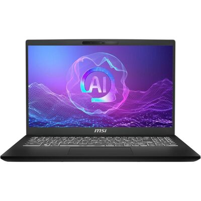 MSI Modern 15 H AI C2HMG-288FRNN (15.60", 512 GB, 16 GB, FR), Notebook, Schwarz MSI Modern 15 H AI C2HMG-288FRNN (15.60", 512 GB, 16 GB, FR), Notebook, Schwarz