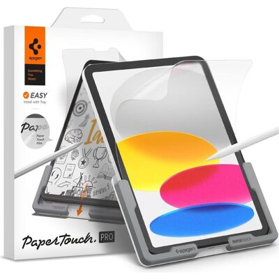 Spigen Paper Touch Pro iPad 10.9" 2022 folia matowa AFL05537 (1 Stk., Apple iPad 2022 (10. Gen)), Tablet Schutzfolie Spigen Paper Touch Pro iPad 10.9" 2022 folia matowa AFL05537 (1 Stk., Apple iPad 2022 (10. Gen)), Tablet Schutzfolie