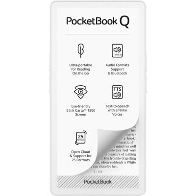 PocketBook Q (5.84", 32 GB), eReader, Silber PocketBook Q (5.84", 32 GB), eReader, Silber