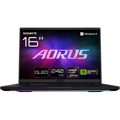 Gigabyte AORUS MASTER 16 6YJM5DEE65SP (16", 2000 GB, 32 GB, DE), Notebook, Schwarz Gigabyte AORUS MASTER 16 6YJM5DEE65SP (16", 2000 GB, 32 GB, DE), Notebook, Schwarz