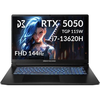 Dream Machines RG5050-17EU32 (17.30", 512 GB, 16 GB, DE, Intel Core i5-13420H), Notebook Dream Machines RG5050-17EU32 (17.30", 512 GB, 16 GB, DE, Intel Core i5-13420H), Notebook