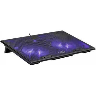 M & M's Cooling Pad Cool D10 5 Black LED 2x USB, Notebook Ständer, Schwarz M & M's Cooling Pad Cool D10 5 Black LED 2x USB, Notebook Ständer, Schwarz