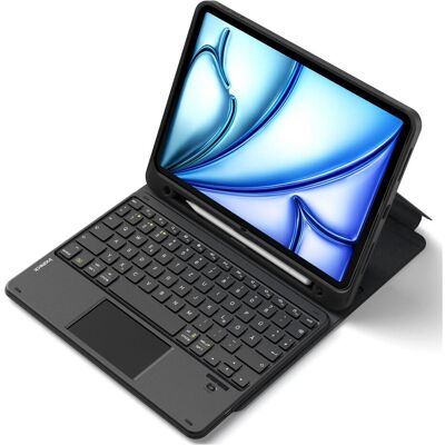 Inateck KB09122 (DE, Apple iPad Air 11 2024, Apple iPad Air 11 2025, Apple iPad Air 2020, Apple iPad Air 2022, Apple iPad Pro 11 2018, Apple iPad Pro 11 2020, Apple iPad Pro 11 2021, Apple iPad Pro 11 2022), Tablet Tastatur, Schwarz Inateck KB09122 (DE, Apple iPad Air 11 2024, Apple iPad Air 11 2025, Apple iPad Air 2020, Apple iPad Air 2022, Apple iPad Pro 11 2018, Apple iPad Pro 11 2020, Apple iPad Pro 11 2021, Apple iPad Pro 11 2022), Tablet Tastatur, Schwarz