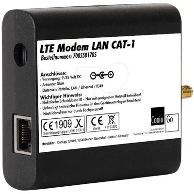 ConiuGo LTE GSM Modem LAN CAT 1 - Drahtlose Datenübertragung ConiuGo LTE GSM Modem LAN CAT 1 - Drahtlose Datenübertragung