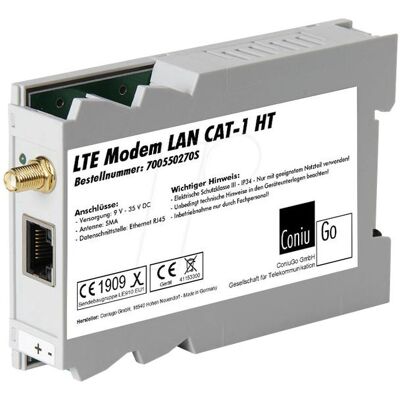Coniugo CONIU 700550270S - LTE Modem LAN Hutschiene CAT 1, Router Coniugo CONIU 700550270S - LTE Modem LAN Hutschiene CAT 1, Router