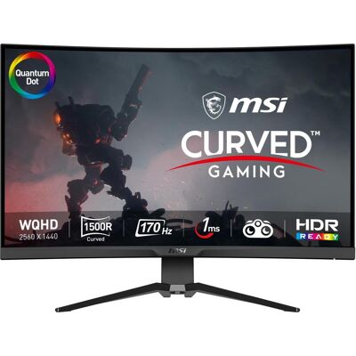 MSI MAG 325CQRF QD (2560 x 1440 Pixel, 31.50"), Monitor, Schwarz MSI MAG 325CQRF QD (2560 x 1440 Pixel, 31.50"), Monitor, Schwarz
