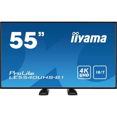 IIYAMA ProLite LE5540UHS-B1 (3840 x 2160 Pixel, 54.60"), Digital Signage, Schwarz IIYAMA ProLite LE5540UHS-B1 (3840 x 2160 Pixel, 54.60"), Digital Signage, Schwarz