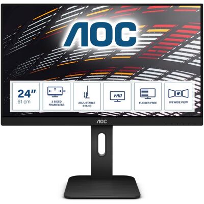 AOC X24p1 (1920 x 1200 Pixel, 24"), Monitor, Schwarz AOC X24p1 (1920 x 1200 Pixel, 24"), Monitor, Schwarz