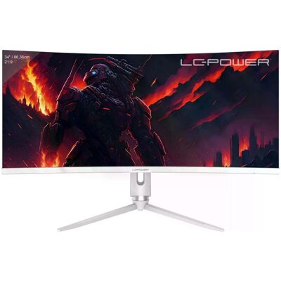 LC-Power LC-M34-Q-C-PRO (3440 x 1440 Pixel, 34"), Monitor, Grau LC-Power LC-M34-Q-C-PRO (3440 x 1440 Pixel, 34"), Monitor, Grau