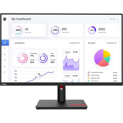 IBM ThinkVision T32p-30 (3840 x 2160 Pixel, 31.50"), Monitor, Schwarz IBM ThinkVision T32p-30 (3840 x 2160 Pixel, 31.50"), Monitor, Schwarz