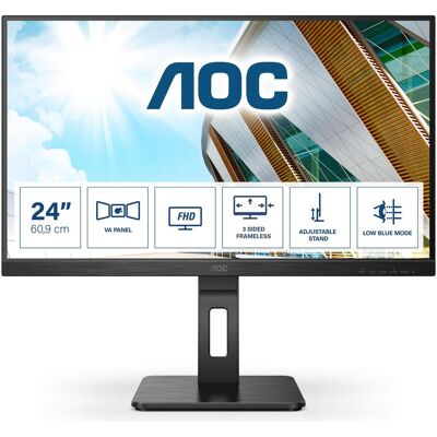 AOC 24P2QM (1920 x 1080 Pixel, 23.80"), Monitor, Schwarz AOC 24P2QM (1920 x 1080 Pixel, 23.80"), Monitor, Schwarz