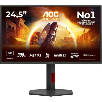 AOC Q25G4SR (2560 x 1440 Pixel, 24.50"), Monitor, Schwarz AOC Q25G4SR (2560 x 1440 Pixel, 24.50"), Monitor, Schwarz