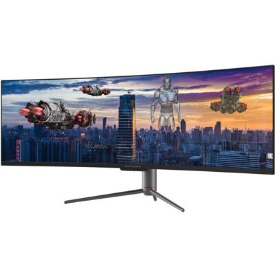 LC-Power LC-M49-DQHD-120-C-Q (5120 x 1440 Pixel, 49"), Monitor, Schwarz LC-Power LC-M49-DQHD-120-C-Q (5120 x 1440 Pixel, 49"), Monitor, Schwarz